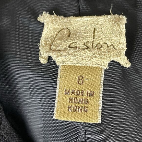 Caslon Career Blazer 3-Button Fully Lined Suit Jacket Sz 6 and Skirt Black Sz 10 - Picture 6 of 16